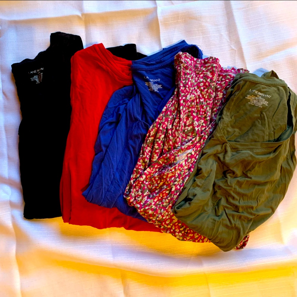 5 Lane Bryant sleeveless tops